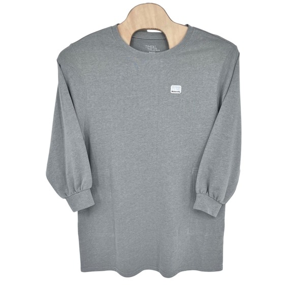 Time and Tru Dresses & Skirts - Grey Maternity Sweatshirt Dress Womens XL Minimalist Fall Casual Athleisure NEW